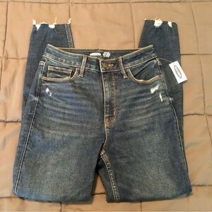 🌀 NWT women’s Old Navy distressed jeans, super skinny, sz 6